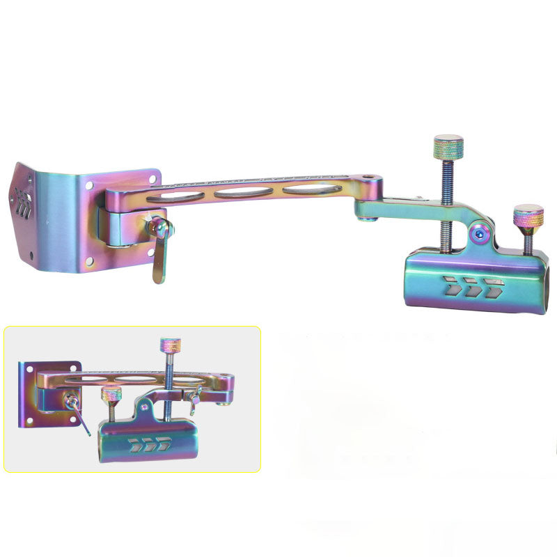 Thicker and Longer Upgraded Version Universal Adjustable Fishing Box Accessories Folding Bracket