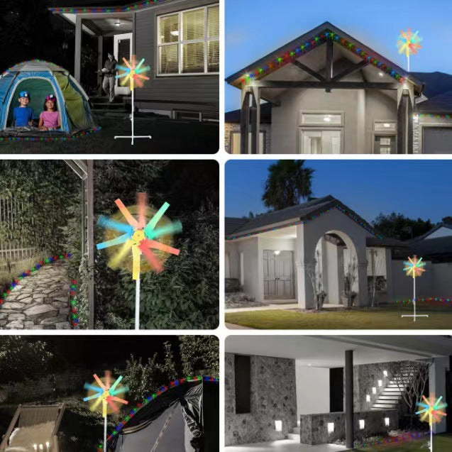 DIY Power Generation Windmill Garden Outdoor Decoration Generator