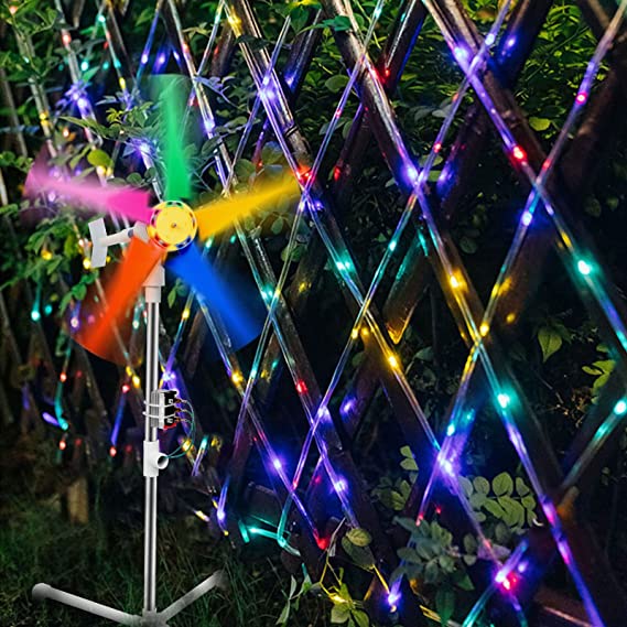 DIY Power Generation Windmill Garden Outdoor Decoration Generator