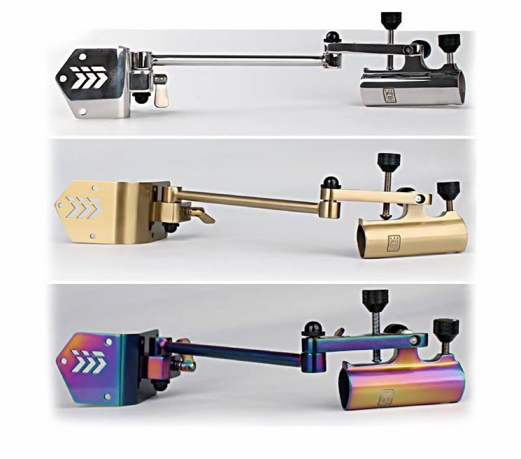Thicker and Longer Upgraded Version Universal Adjustable Fishing Box Accessories Folding Bracket