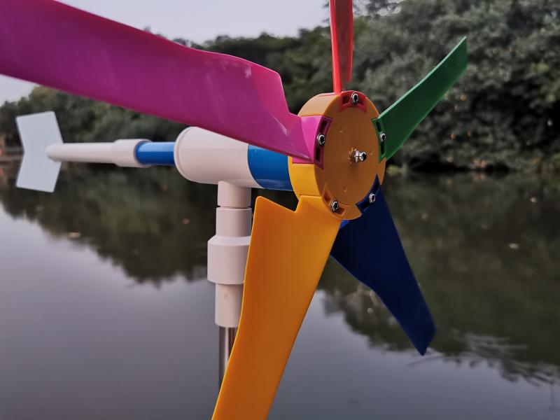 DIY Power Generation Windmill Garden Outdoor Decoration Generator